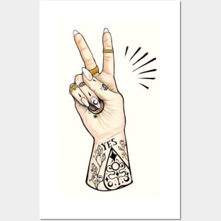 Ouija Hand - YES Posters and Art